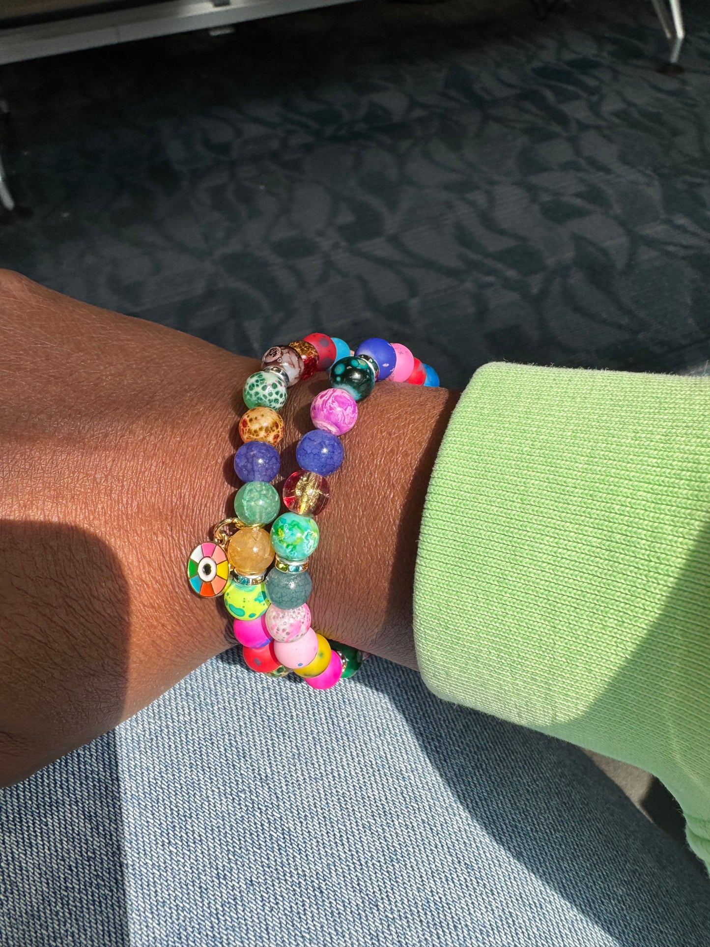 Multi colored bracelet- sold individually