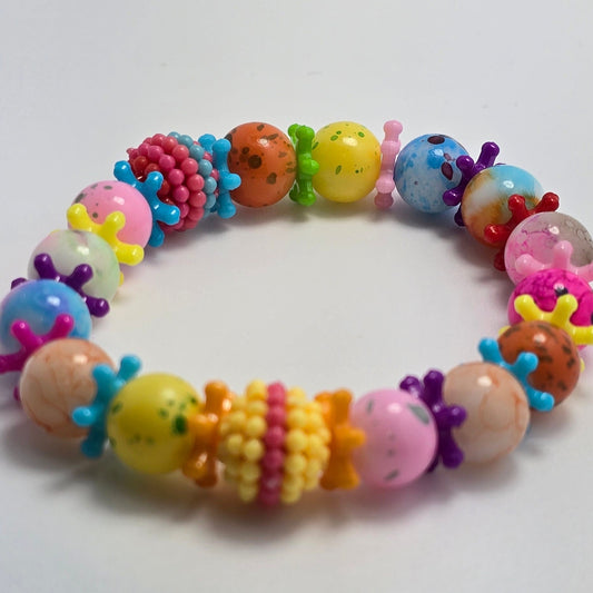 Colorful"Nerds" Candy inspired Bracelet