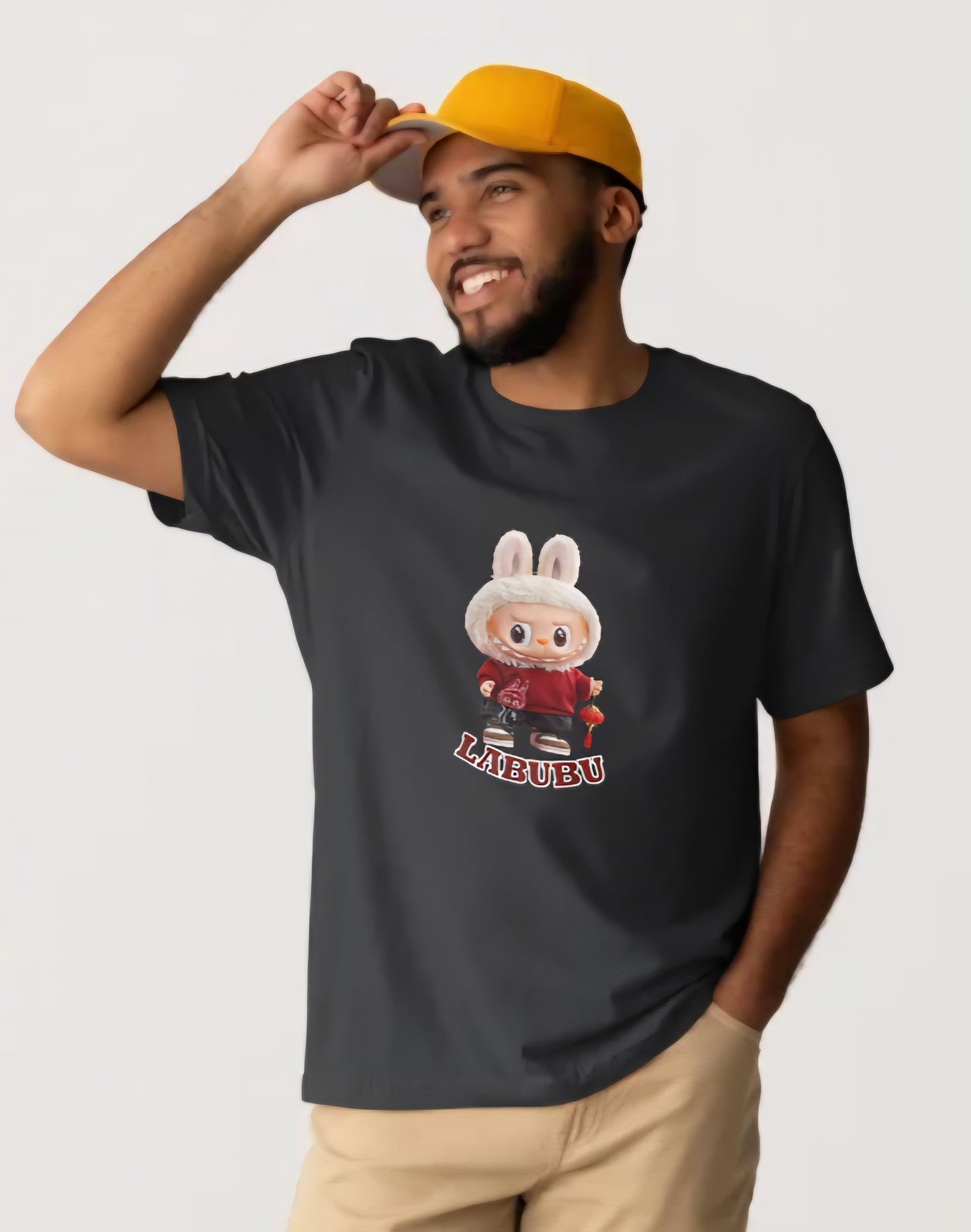 π° LABUBU Bunny T-Shirt (Black Edition)