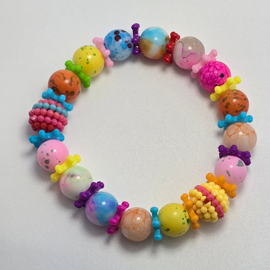 Colorful"Nerds" Candy inspired Bracelet