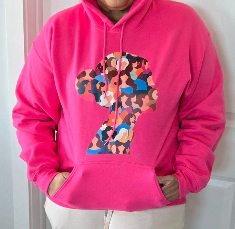 Beauty Face Hooded Sweatshirt