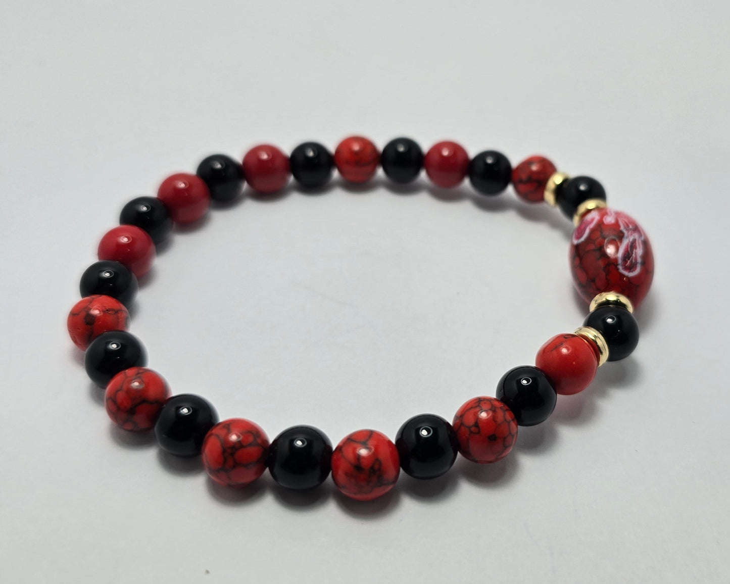 Black and Red Bracelet