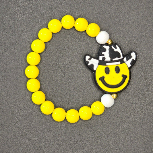 Sporty Yellow Cowboy Bracelet