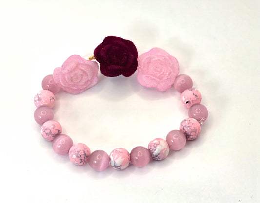 Pink Roses Bracelet