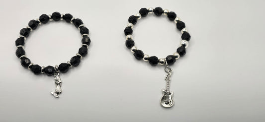 Black Classy Bracelet (Pair)