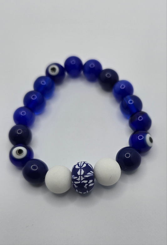 🧿 Blue Evil Eye Protection Bracelet 💙