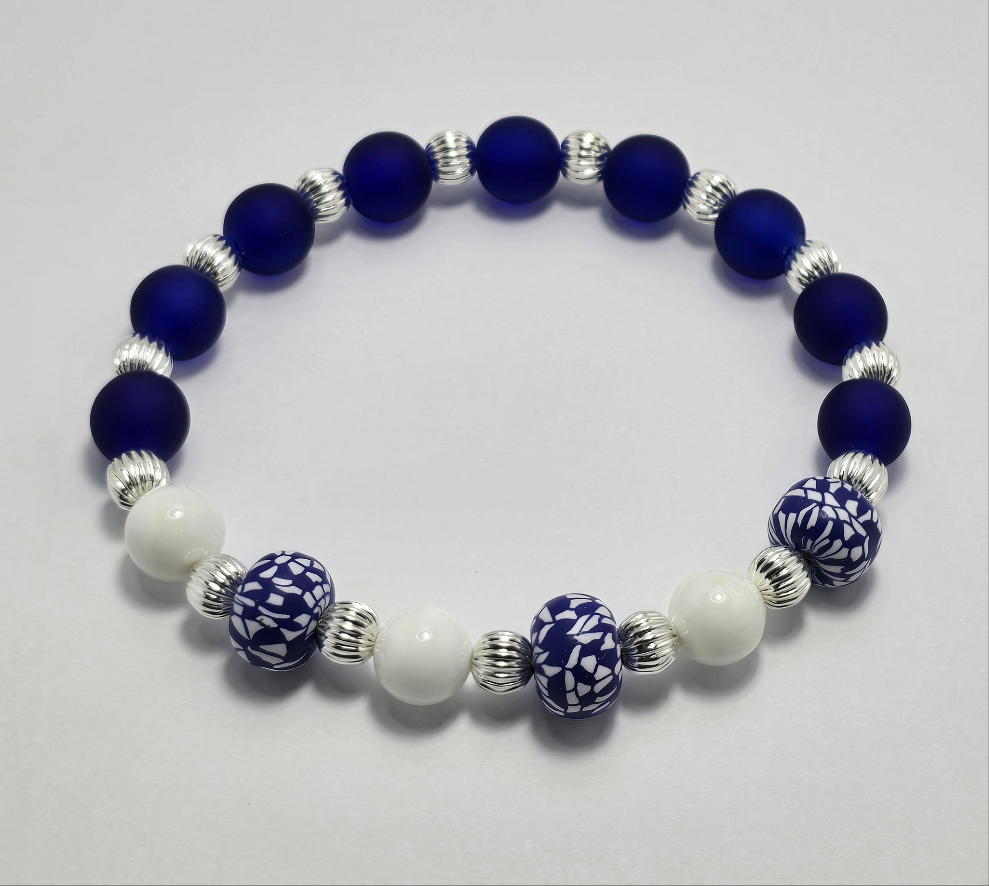 Blue & White Bracelet