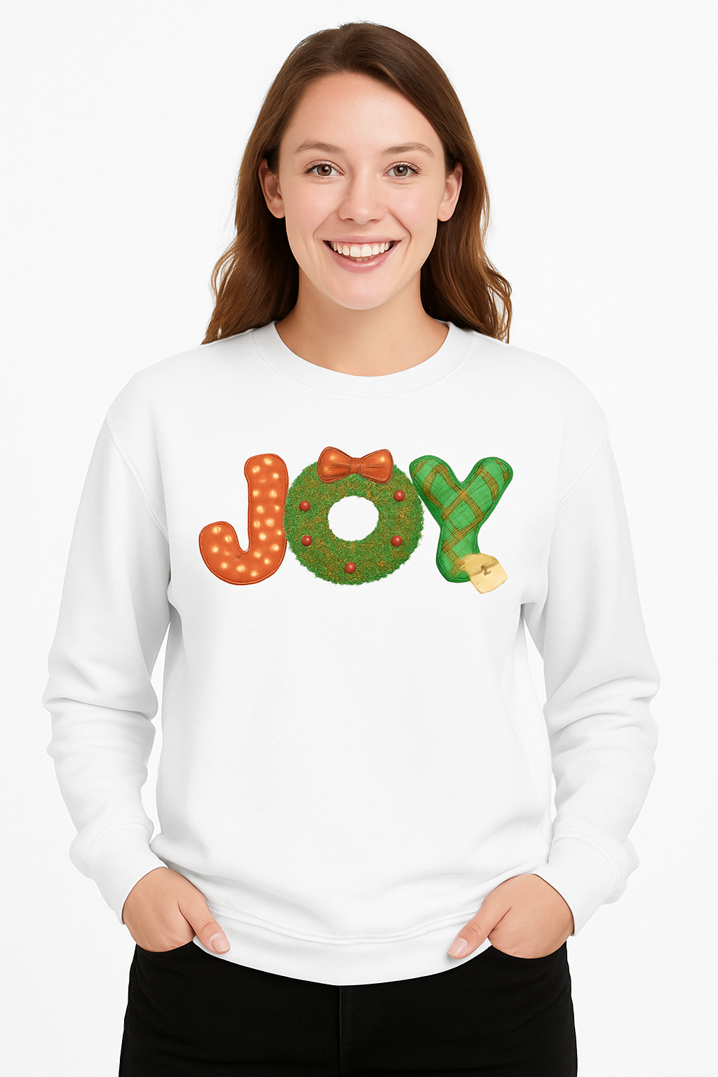 Unisex Christmas JOY Sweatshirt for the Holidays