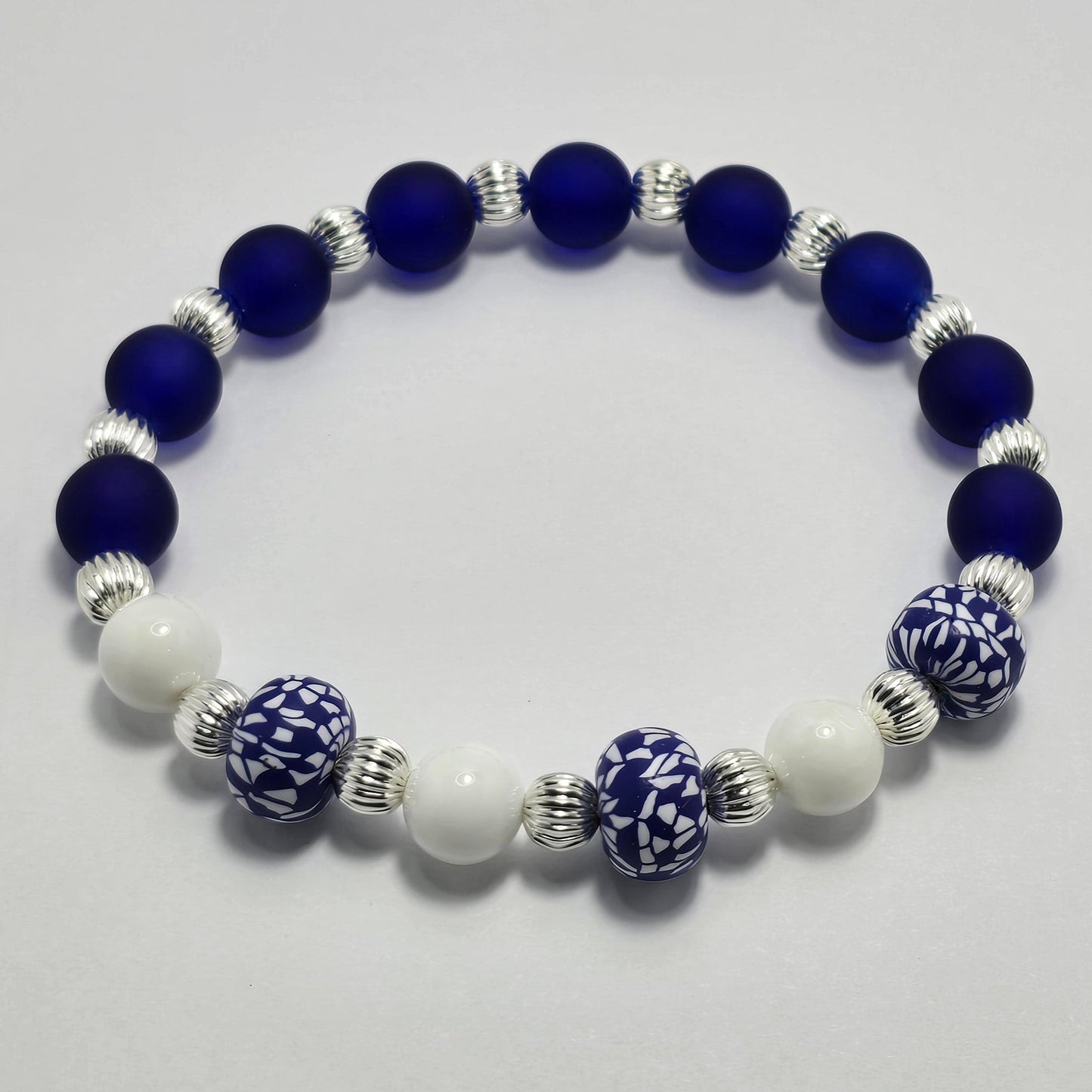 Blue & White Bracelet