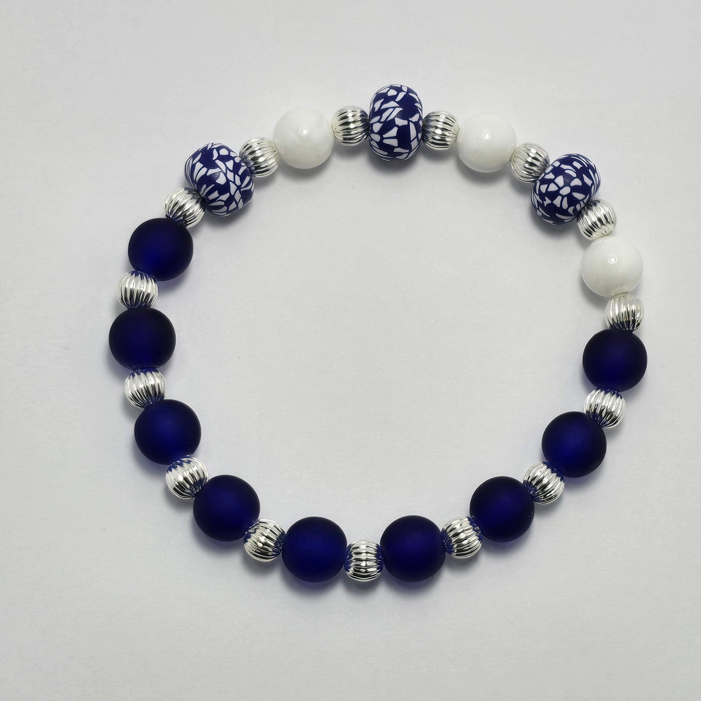 Blue & White Bracelet