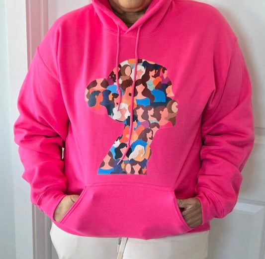 Beauty Face Hooded Sweatshirt