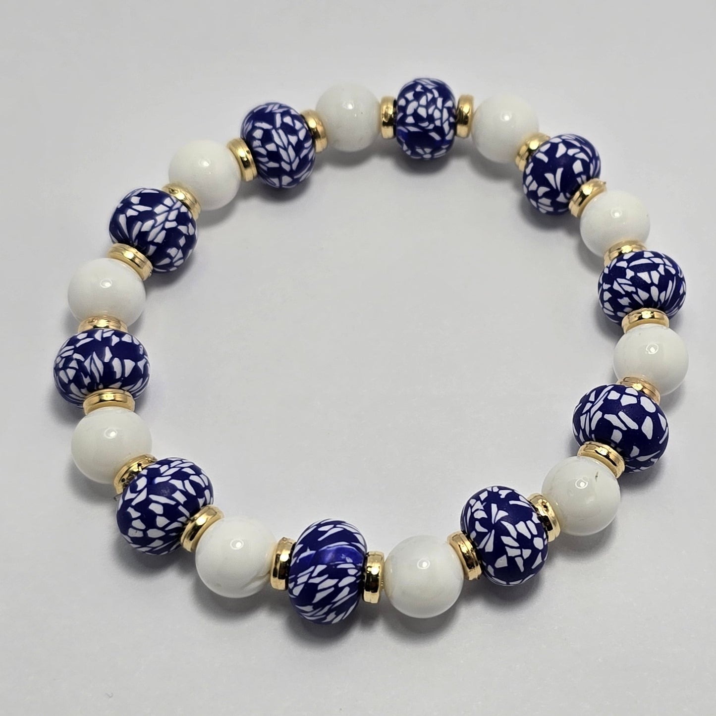 White & blue Bracelet